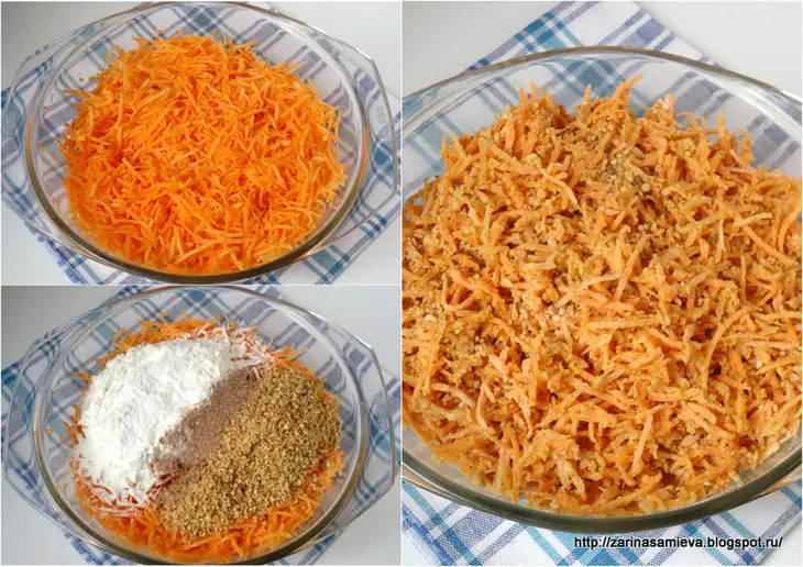 Швейцарский морковный торт: шаг 10
