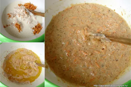 Швейцарский морковный торт: шаг 12