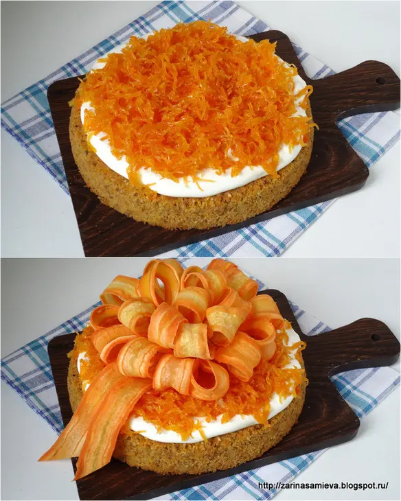 Швейцарский морковный торт: шаг 15