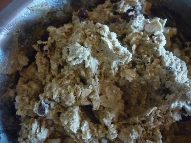 Кукис с овсянкой и шоколадом(американское печенье): шаг 3