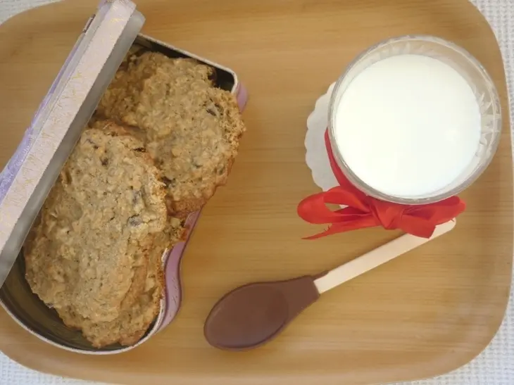 Кукис с овсянкой и шоколадом(американское печенье): шаг 5
