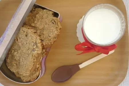 Кукис с овсянкой и шоколадом(американское печенье): шаг 5