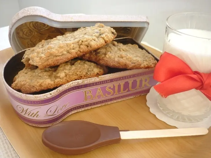 Кукис с овсянкой и шоколадом(американское печенье): шаг 6