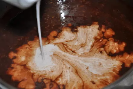 Champorado - филиппинская шоколадная каша-пудинг.: шаг 2