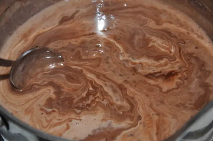 Champorado - филиппинская шоколадная каша-пудинг.: шаг 3