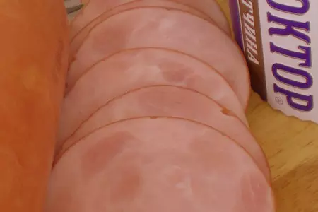 Ржаные блины с ветчиной и компанией;)): шаг 3