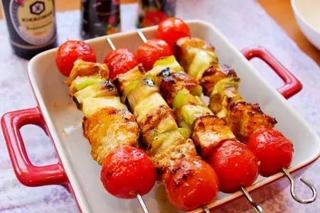 Куриный шашлык с овощами: шаг 7