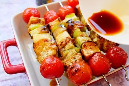 Куриный шашлык с овощами: шаг 8