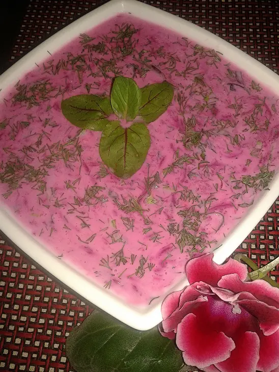 Свекольник на кефире: шаг 4