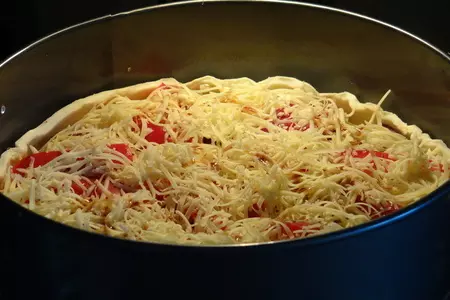 Быстрый овощной пирог (идеи для пикника): шаг 7