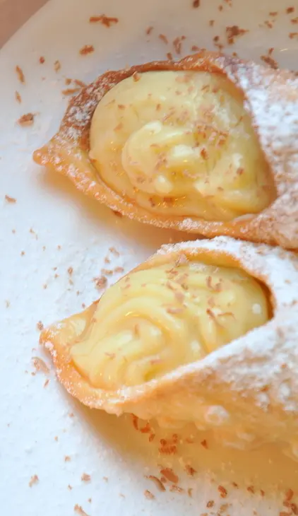 Канноли (cannoli) с кремом пастичера (crema pasticera): шаг 8