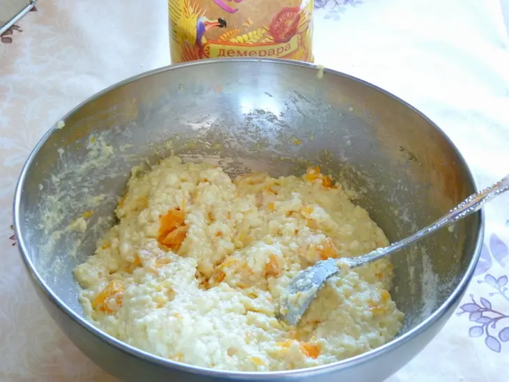 Сырники c мандаринами.: шаг 4