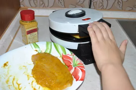 Экзотическая курица с булгуром и сальсой из манго: шаг 3