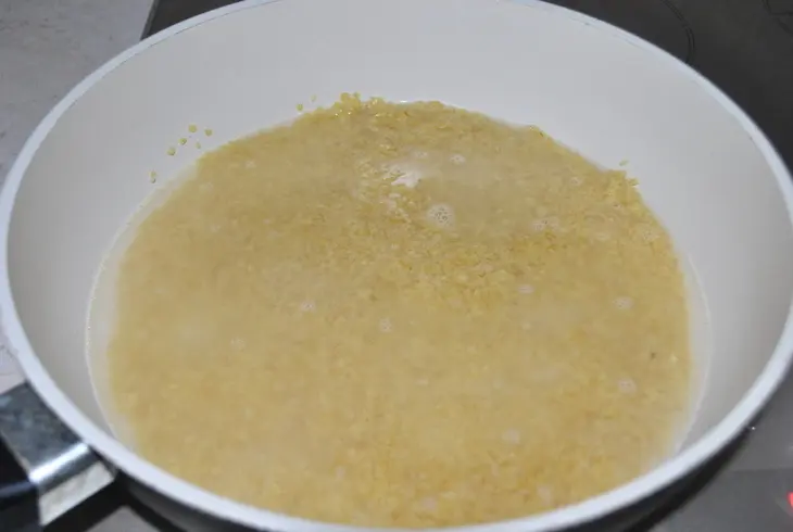 Экзотическая курица с булгуром и сальсой из манго: шаг 6