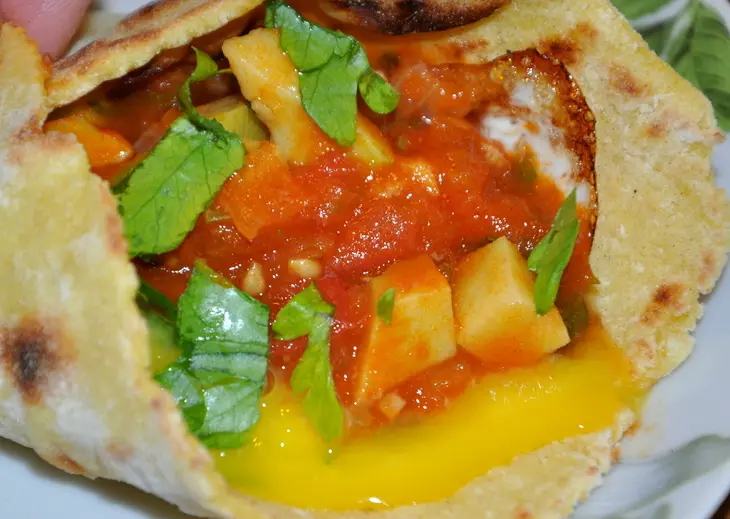Завтрак в мексиканском стиле (по мотивам huevos rancheros): шаг 6