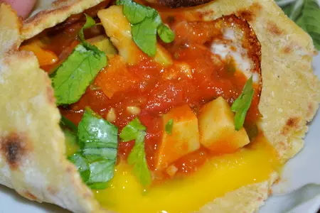 Завтрак в мексиканском стиле (по мотивам huevos rancheros): шаг 6