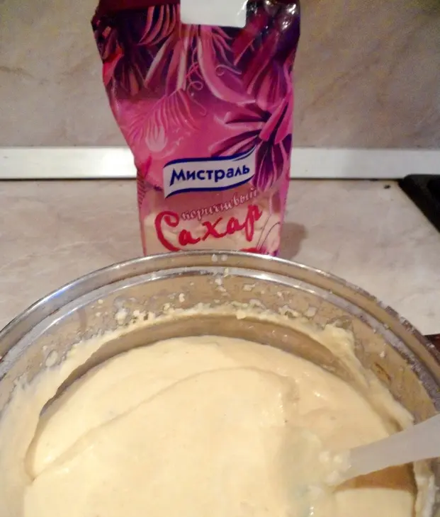 Манник на простокваше с изюмом и лимонной пропиткой: шаг 3