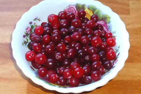 Клюквенный мусс: шаг 1