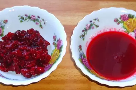 Клюквенный мусс: шаг 3