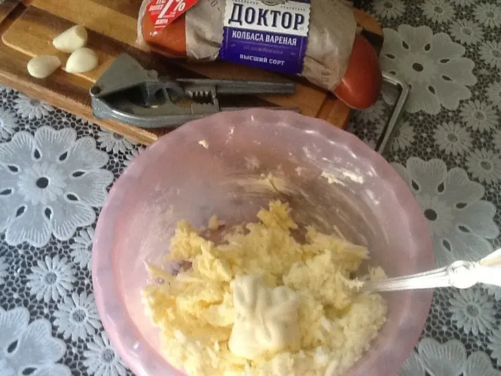Бутерброд "улыбка": шаг 4