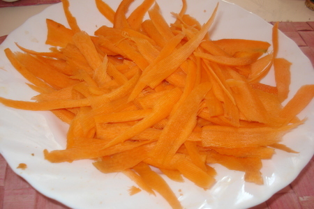 Куриные роллы с морковной лапшой: шаг 1