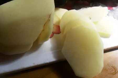 Индейка с кабачками, луком и картофелем: шаг 4