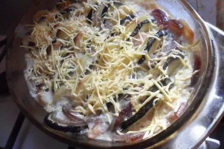 Индейка с кабачками, луком и картофелем: шаг 8