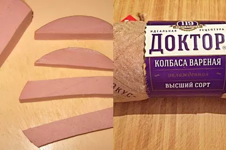 Оладьи-гриль с колбаской: шаг 2