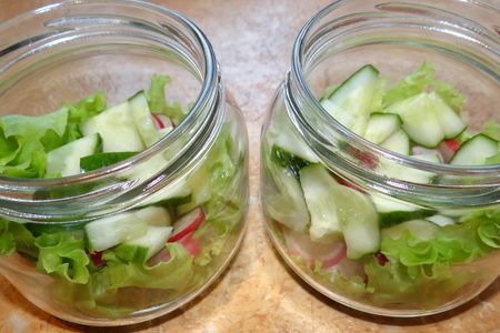 Овощной салат с тунцом (идеи для пикника): шаг 2