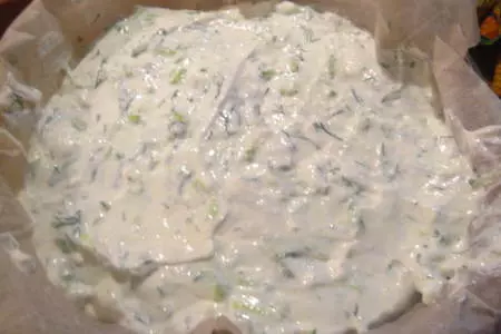 Соленый тортик с..огурцами: шаг 7