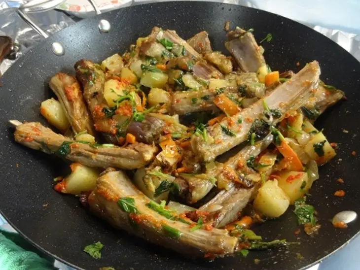 Бараньи рёбра с овощами: шаг 6