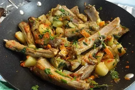 Бараньи рёбра с овощами: шаг 6