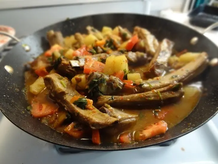 Бараньи рёбра с овощами: шаг 7