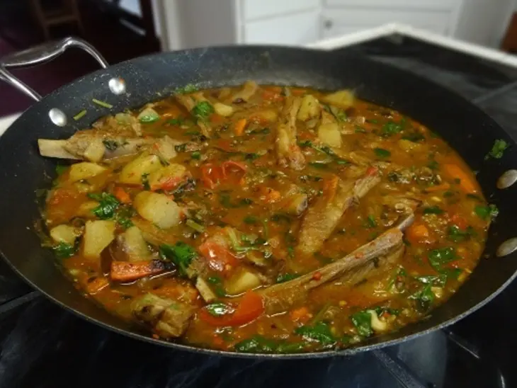 Бараньи рёбра с овощами: шаг 8