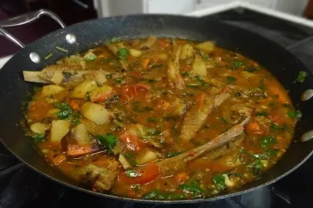 Бараньи рёбра с овощами: шаг 8