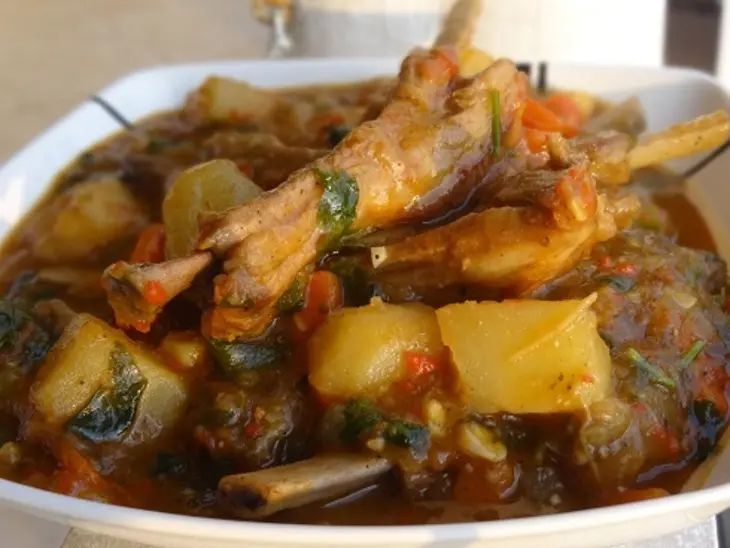 Бараньи рёбра с овощами: шаг 9