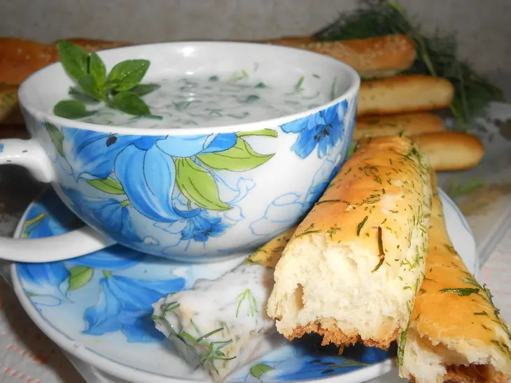 Хлебные палочки с соусом: шаг 7