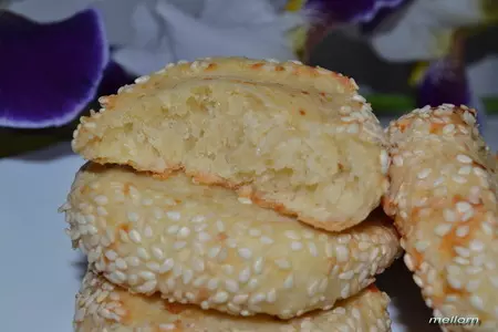 Сметано-сырное печенье с кунжутом: шаг 9