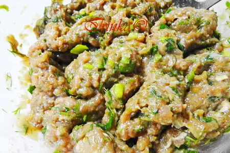 Китайские слоеные лепешки с мясом: шаг 3