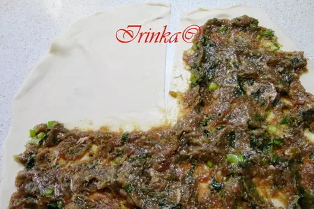 Китайские слоеные лепешки с мясом: шаг 5