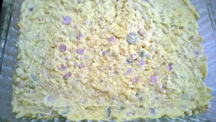 Полента с ветчиной, оливками и помидорами черри: шаг 6