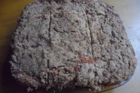 Coffee cake - кекс с коричным штрейзелем: шаг 6