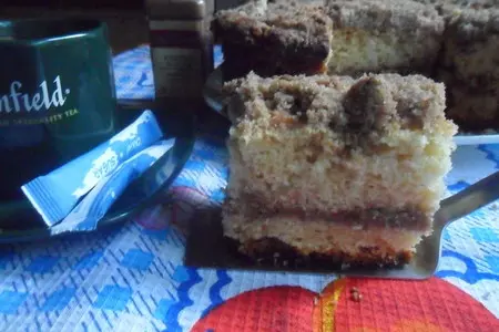 Coffee cake - кекс с коричным штрейзелем: шаг 7