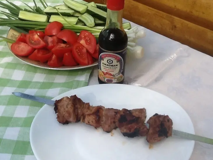 Шашлычок с kikkomanchikom: шаг 4