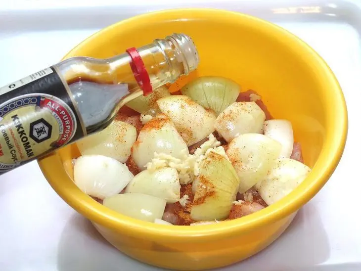 Шашлык по-гречески. сувлаки из куриной грудки: шаг 4