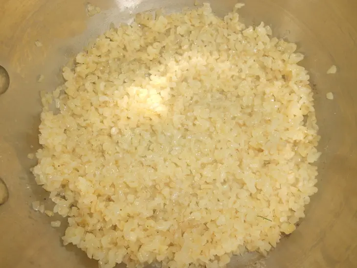 Каша булгур с сыром и орехами: шаг 2