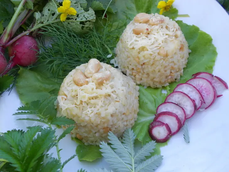 Каша булгур с сыром и орехами: шаг 6