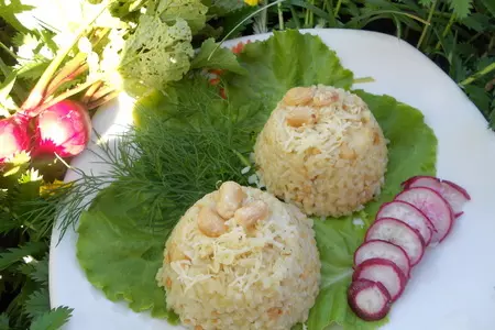 Каша булгур с сыром и орехами: шаг 7