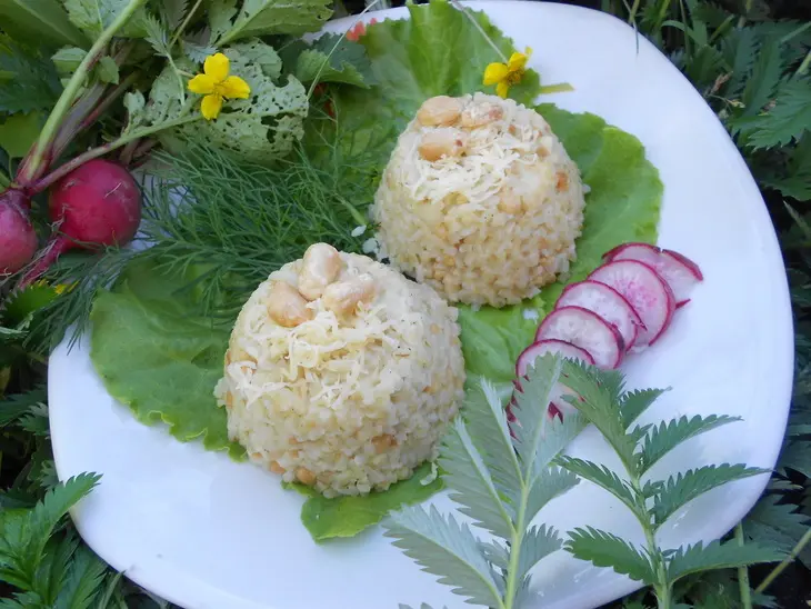 Каша булгур с сыром и орехами: шаг 8