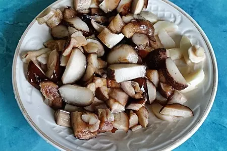 Плов с лесными грибами: шаг 2
